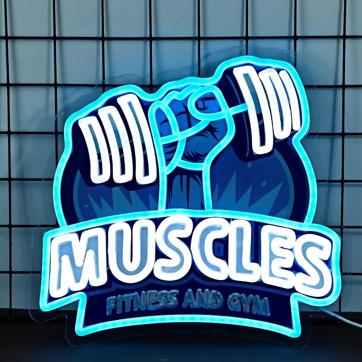 Gym Neon Sign Room Decor Art Wall Light USB LED Lights for Gym Club Party Game Room Bedroom Decorations Sports Fans Gift
Gym Neon Sign Room Decor Art Wall Light USB LED Lights for Gym Club Party Game Room Bedroom Decorations Sports Fans Gift