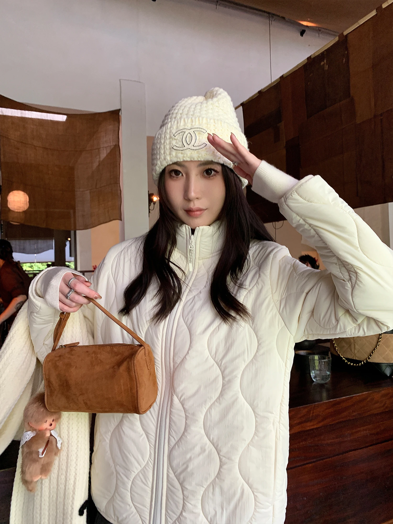 Light Warm Wool Silk Feather Jaet ort Lightweight Cotton Coat Vintage Diamond White Color Real Easy Korean Sle Commute
Light Warm Wool Silk Feather Jaet ort Lightweight Cotton Coat Vintage Diamond White Color Real Easy Korean Sle Commute
