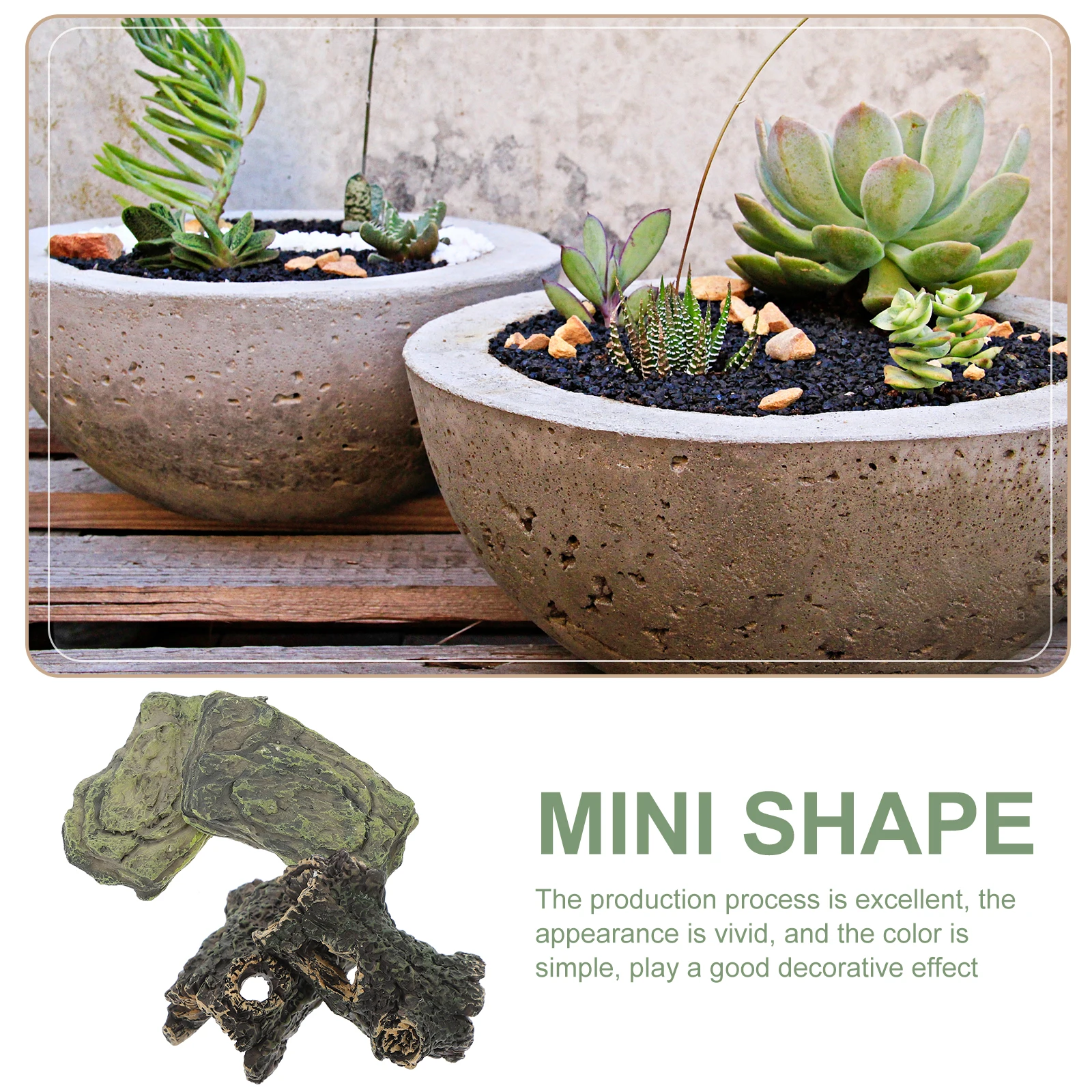 4pcs Mini Simulated Bark Stones Reusable Garden Decorations Bonsai Tree Stump Models Natural Artificial Stone for Table
4pcs Mini Simulated Bark Stones Reusable Garden Decorations Bonsai Tree Stump Models Natural Artificial Stone for Table