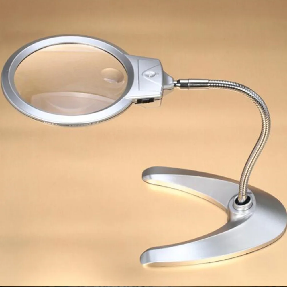 Adjustable LED Magnifier Lamp with 2X 6X Dual Lens Metal Gooseneck Stand Strong ABS Base for Embroidery Inspection Crafting
Adjustable LED Magnifier Lamp with 2X 6X Dual Lens Metal Gooseneck Stand Strong ABS Base for Embroidery Inspection Crafting
