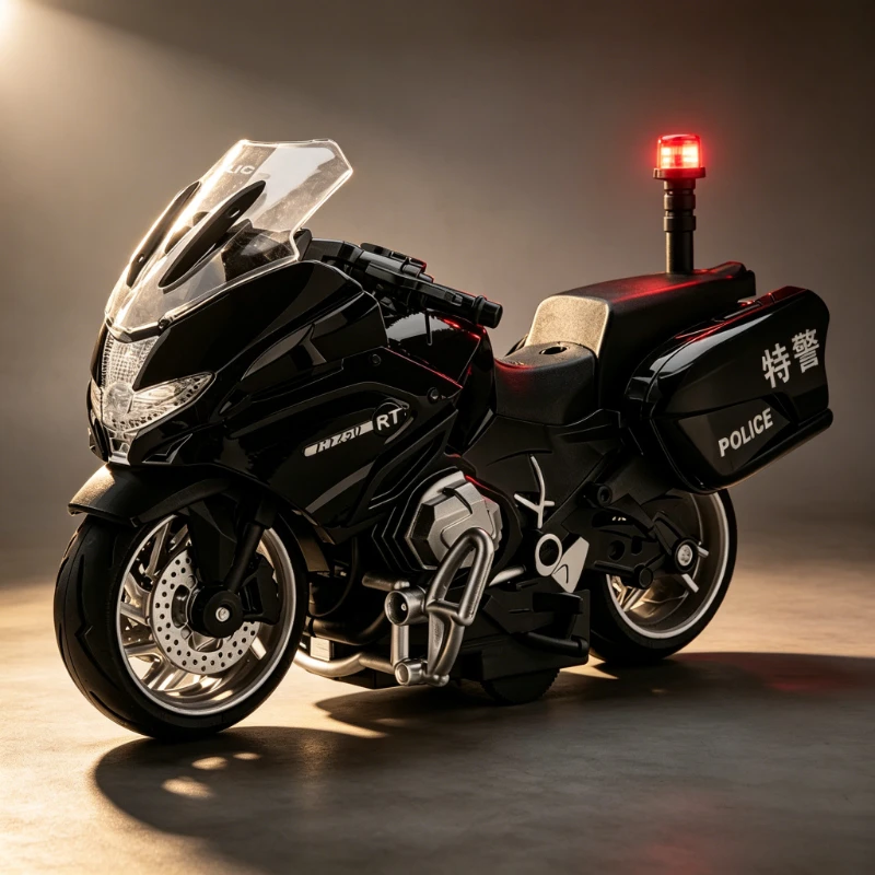 1:14 Boxed R1250RT police car version alloy motorcycle sound light pull-back locomotive enthusiasts photography shooting props
1:14 Boxed R1250RT police car version alloy motorcycle sound light pull-back locomotive enthusiasts photography shooting props