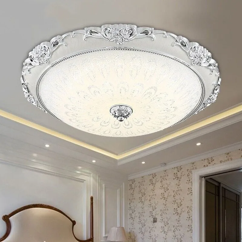 Ceiling lamp round LED bedroom living room lamp balcony aisle restaurant decoration glass ceiling light(With light source)
Ceiling lamp round LED bedroom living room lamp balcony aisle restaurant decoration glass ceiling light(With light source)
