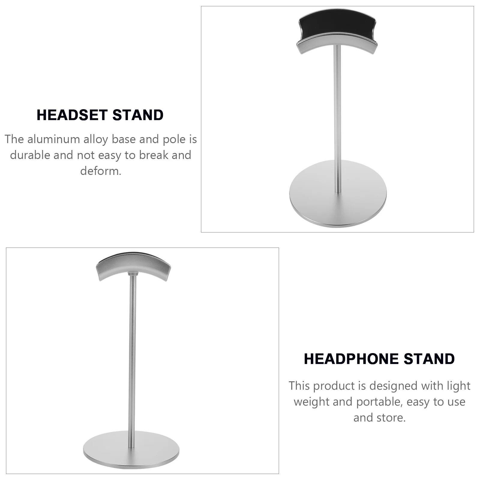 Headphone Stand Desktop Gaming Earphone Holder Aluminum Alloy Headphones Organizer Computer Headset Rack
Headphone Stand Desktop Gaming Earphone Holder Aluminum Alloy Headphones Organizer Computer Headset Rack