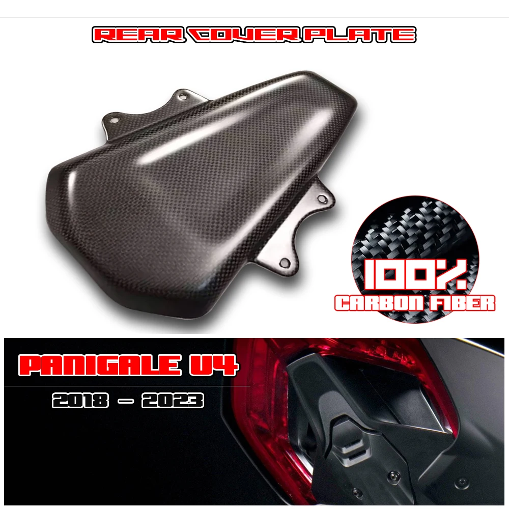for DUCATI Panigale V4 R/S 2018-2023 100% Real Carbon Fiber Rear Tail Light Plate Lower Bottom Fairing Frame Panel Under Cover
for DUCATI Panigale V4 R/S 2018-2023 100% Real Carbon Fiber Rear Tail Light Plate Lower Bottom Fairing Frame Panel Under Cover