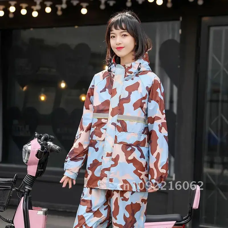 Fashion Raincoat Rain Pants Suit Long Full Body Waterproof Women Riding Electric Split Reflective Rainwear Poncho Rain Bicycle
Fashion Raincoat Rain Pants Suit Long Full Body Waterproof Women Riding Electric Split Reflective Rainwear Poncho Rain Bicycle