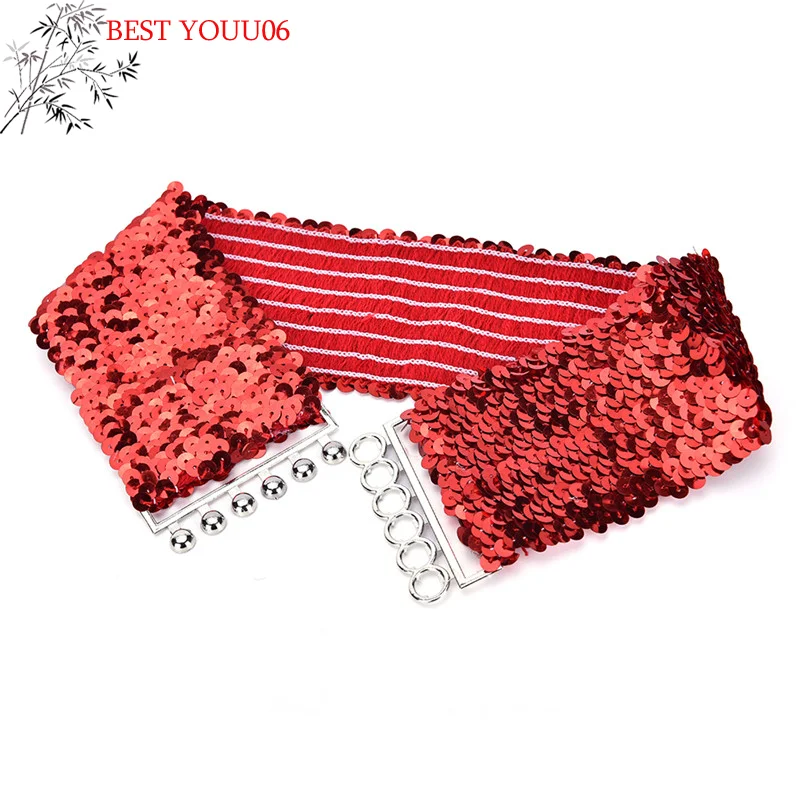 Модный металлический пояс с пайетками для женщин, стильный панк-пояс, блестящий эластичный широкий пояс-кумербанд, универсальный эластичный широкий пояс на талию
Модный металлический пояс с пайетками для женщин, стильный панк-пояс, блестящий эластичный широкий пояс-кумербанд, универсальный эластичный широкий пояс на талию