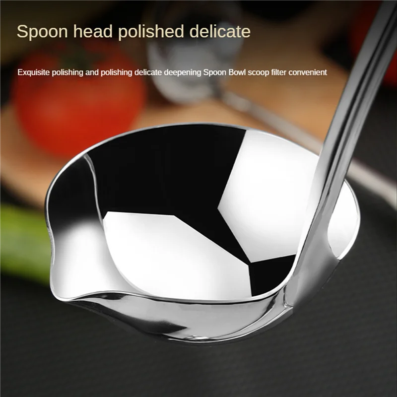 A38Q-5X Soup Ladle 304 Stainless Steel Punch Luminous Ladell Spoons With Pour Spout Gravy Ladles For Serving,11.8 Inch
A38Q-5X Soup Ladle 304 Stainless Steel Punch Luminous Ladell Spoons With Pour Spout Gravy Ladles For Serving,11.8 Inch