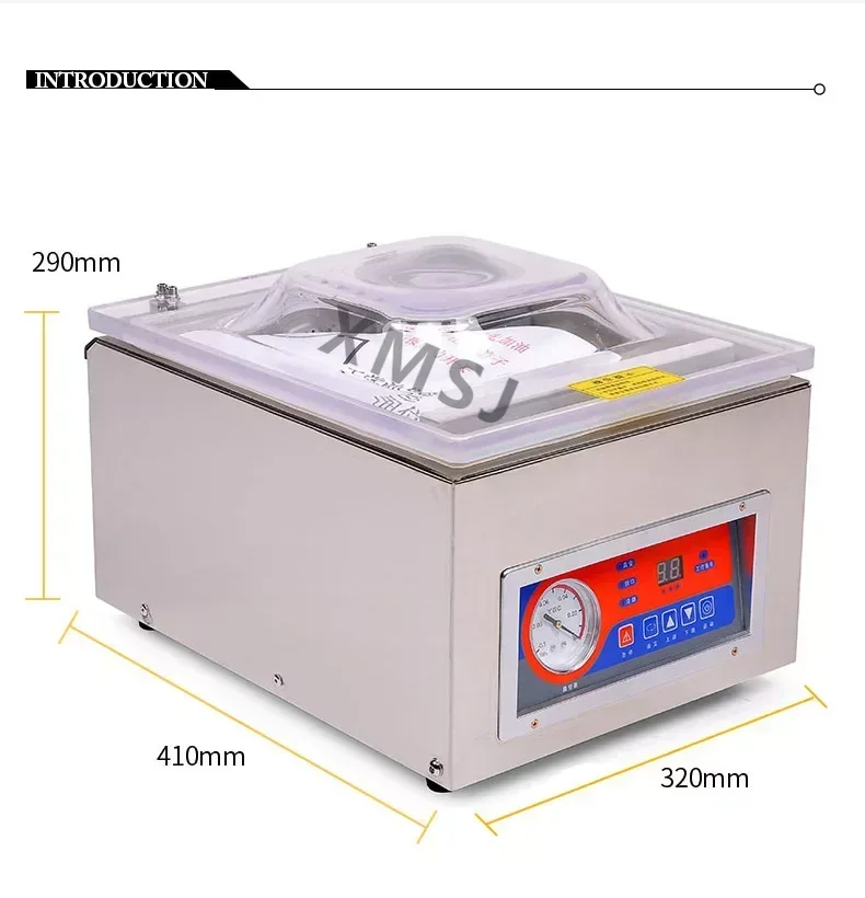 SINOPES DZ-260C однокамерная вакуумная машина для запечатывания пищевых пакетов, коммерческая бытовая машина для хранения свежих продуктов питания
SINOPES DZ-260C однокамерная вакуумная машина для запечатывания пищевых пакетов, коммерческая бытовая машина для хранения свежих продуктов питания