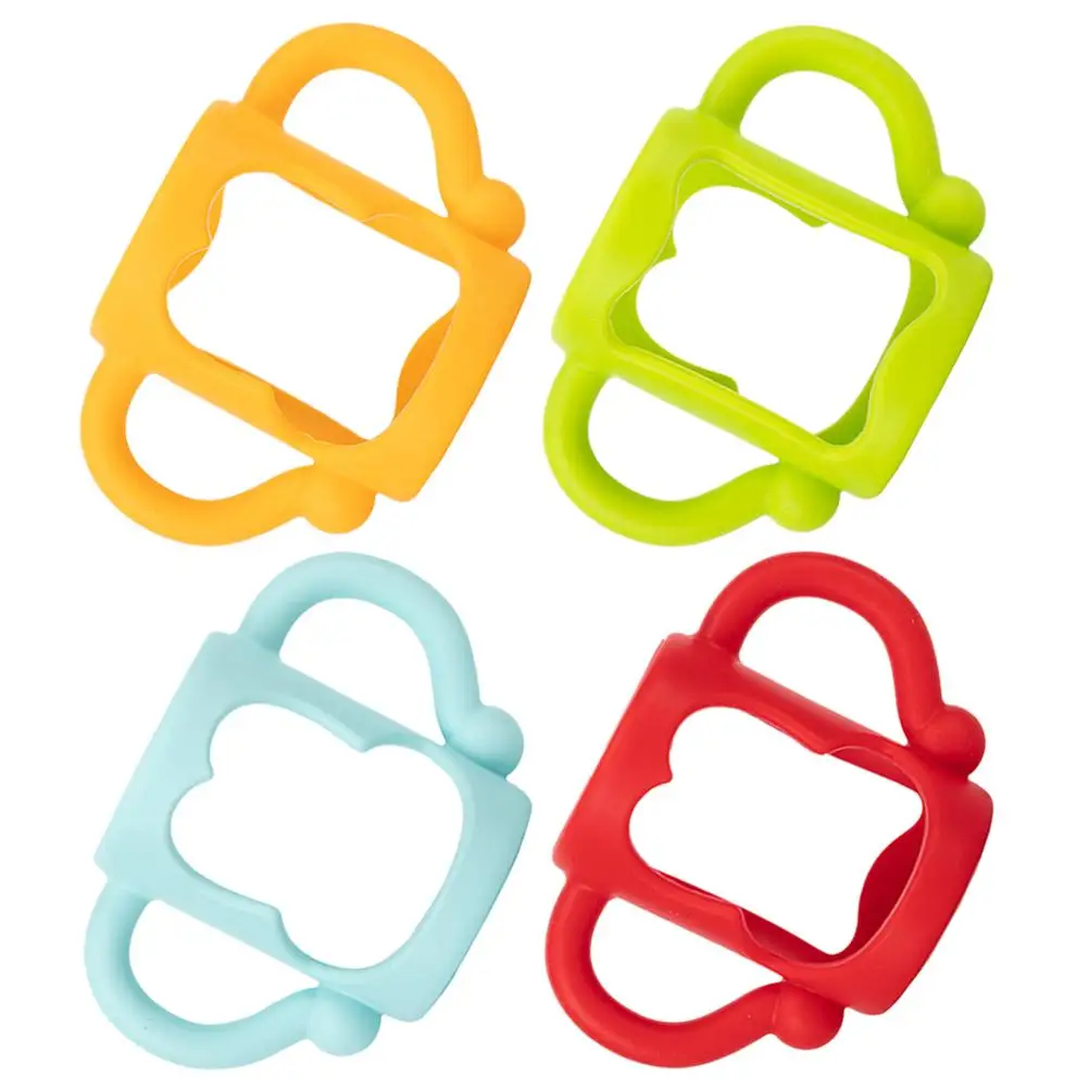 4 Pcs Silicone Baby Bottles Handles Non Slip Ergonomic Grip Feeding Bottle Protection Red Blue Green ange Suitable Most Bottles
4 Pcs Silicone Baby Bottles Handles Non Slip Ergonomic Grip Feeding Bottle Protection Red Blue Green ange Suitable Most Bottles