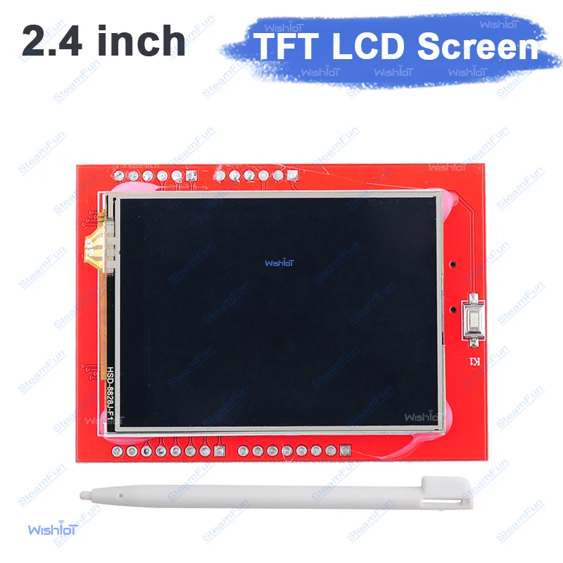 2.4" inch TFT LCD Display Module ILI9341 Resistive Touchscreen 8-bit Parallel Interface w/SD Card Slot for Arduino Mega-2560
2.4" inch TFT LCD Display Module ILI9341 Resistive Touchscreen 8-bit Parallel Interface w/SD Card Slot for Arduino Mega-2560