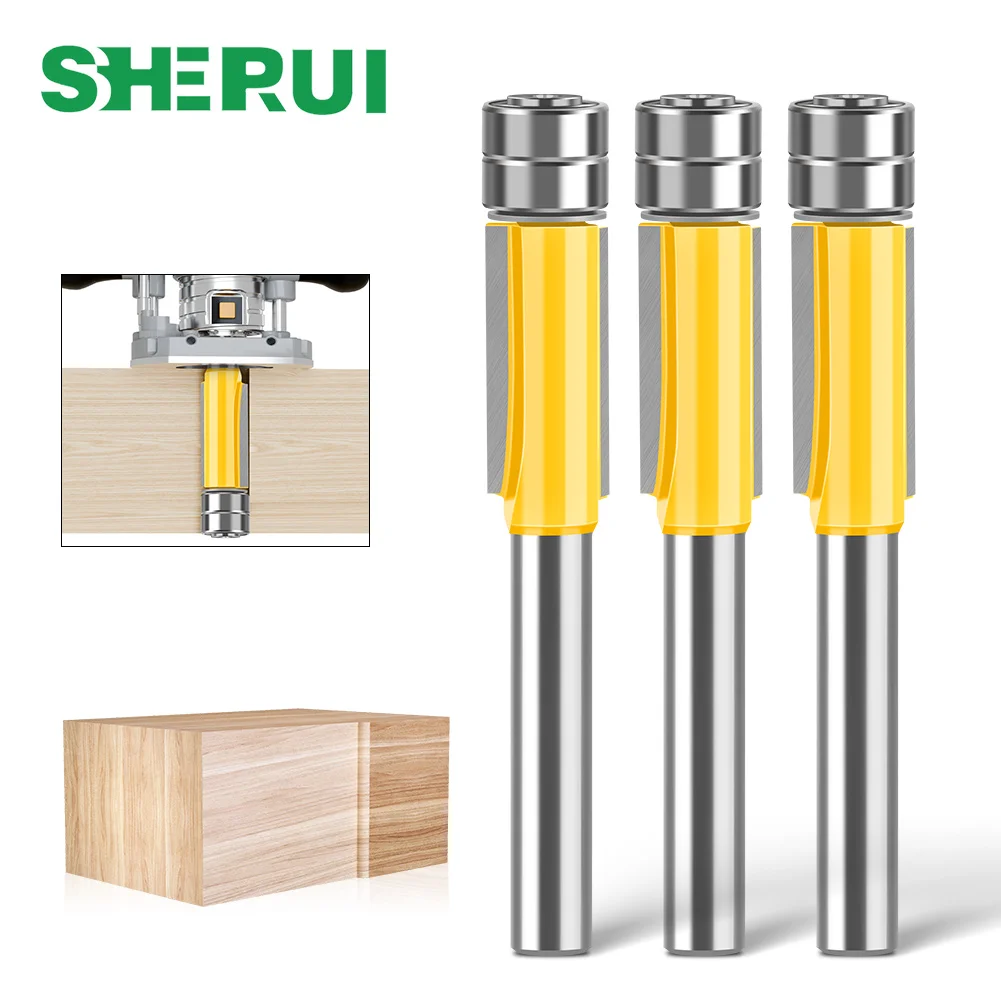 Double Bearing Trimming Cutter Double-edge Straight Router Bit Woodworking Milling Cutter Trimming Machine Tool Cutting Tools
Double Bearing Trimming Cutter Double-edge Straight Router Bit Woodworking Milling Cutter Trimming Machine Tool Cutting Tools