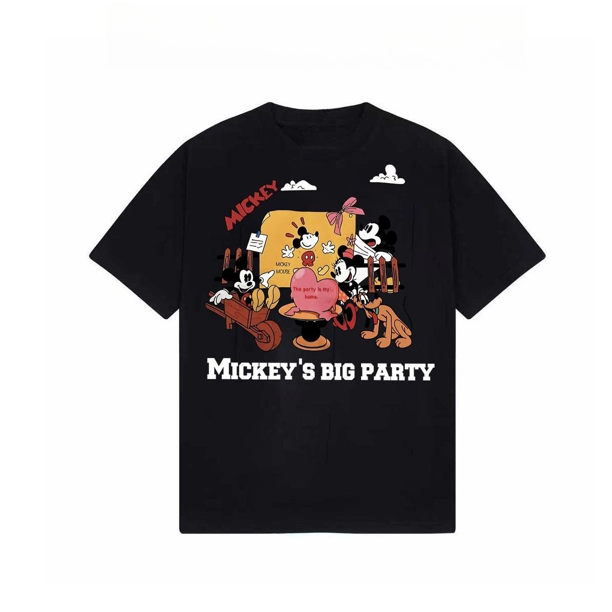 MINISO Disney Mickey Mouse T Shirt Women Men Short Sleeve Tops 2025 Graphic Tees Mickey Cartoon Loose Casual Clothing Tops
MINISO Disney Mickey Mouse T Shirt Women Men Short Sleeve Tops 2025 Graphic Tees Mickey Cartoon Loose Casual Clothing Tops