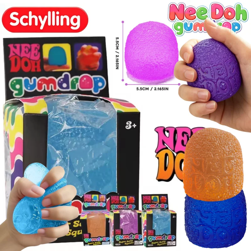 Schylling Mini Candy Nee Doh Gumdrop Soft Sensory Fidget Toy Stress Relief Squeeze Ball Blind Box Gift
Schylling Mini Candy Nee Doh Gumdrop Soft Sensory Fidget Toy Stress Relief Squeeze Ball Blind Box Gift
