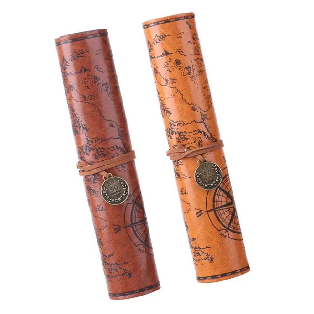 2 Pcs Retro Pencil Bag Holder Vintage Artist PU Pen Case Stationery Big Capacity Foldable Strap
2 Pcs Retro Pencil Bag Holder Vintage Artist PU Pen Case Stationery Big Capacity Foldable Strap