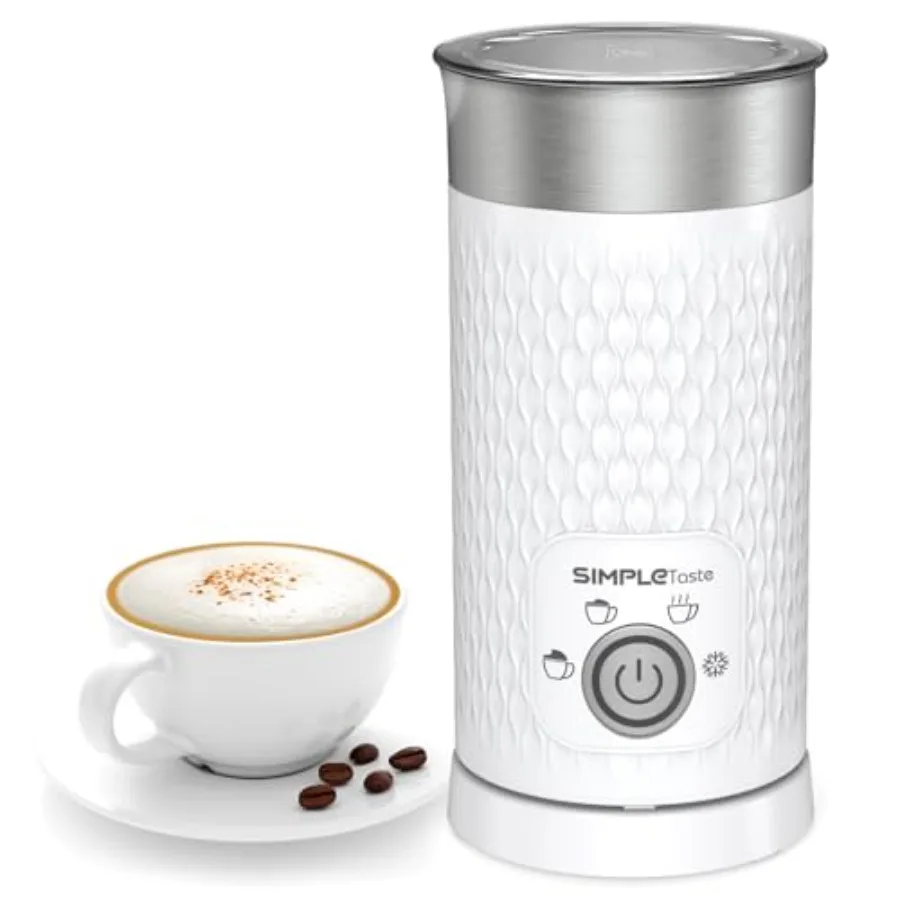 Milk Frother for Latte Cappuccinos Macchiato Hot Chocolate, 4-in-1 Electric Stainless Steel Silver Automatic Warm Cold Foam Mak
Milk Frother for Latte Cappuccinos Macchiato Hot Chocolate, 4-in-1 Electric Stainless Steel Silver Automatic Warm Cold Foam Mak