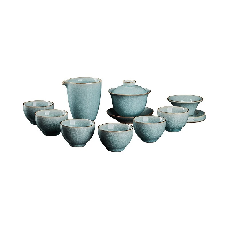 Tea set The whole set of Kung Fu tea set Household teapot cover bowl can be raised
Tea set The whole set of Kung Fu tea set Household teapot cover bowl can be raised