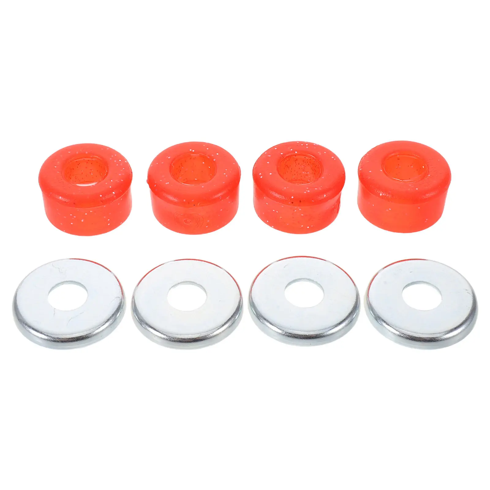 8Pcs Roller Skate Shock Absorbers High-Elasticity PVC Bushings 95A Hardness for Quad Inline Skates Smooth Gliding Stability
8Pcs Roller Skate Shock Absorbers High-Elasticity PVC Bushings 95A Hardness for Quad Inline Skates Smooth Gliding Stability