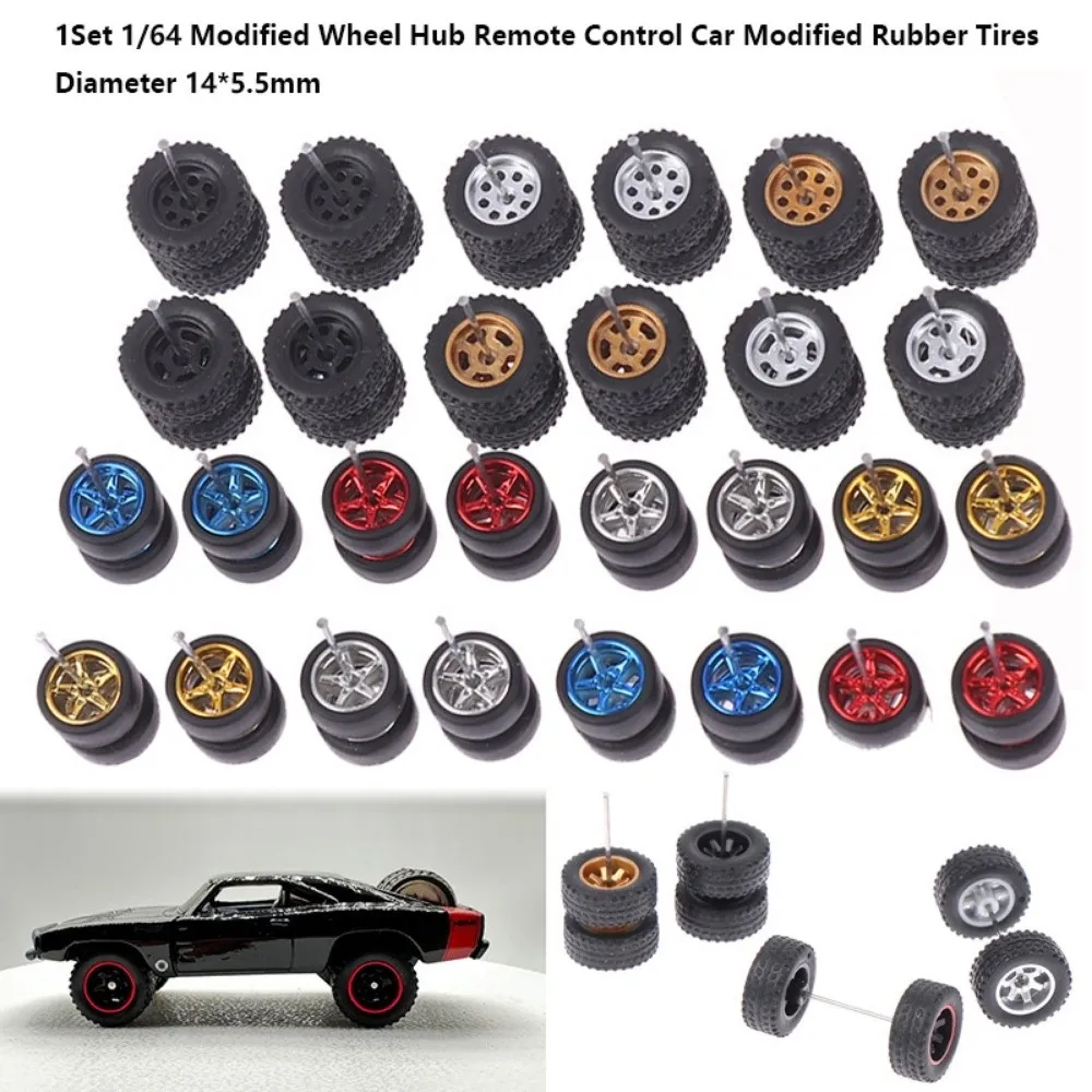 1Set New 1/64 Modified Wheel Hub Diameter 14*5.5mm Plastic Rubber Tires Diecast Alloy Car Hub
1Set New 1/64 Modified Wheel Hub Diameter 14*5.5mm Plastic Rubber Tires Diecast Alloy Car Hub