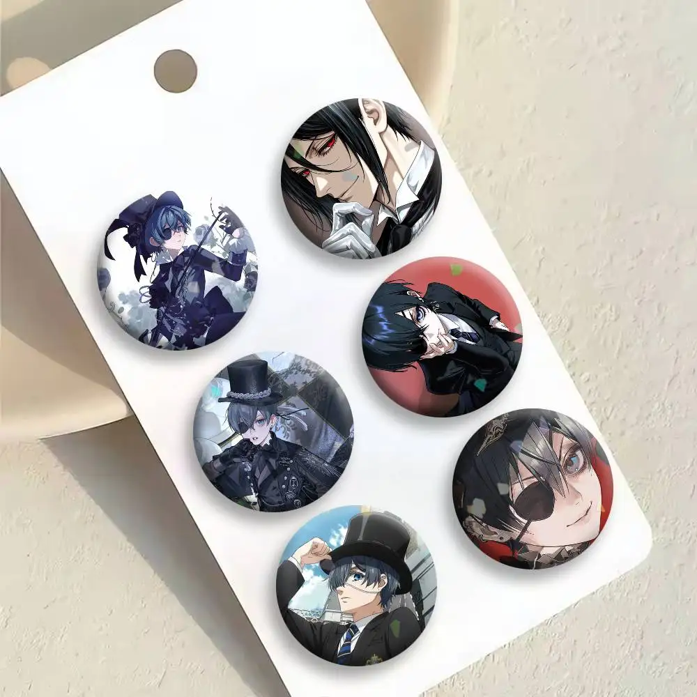 Anime B-Black B-Butler Badges Creative Tinplate Button PinsBrooch Badge Clothes Backpack
Anime B-Black B-Butler Badges Creative Tinplate Button PinsBrooch Badge Clothes Backpack