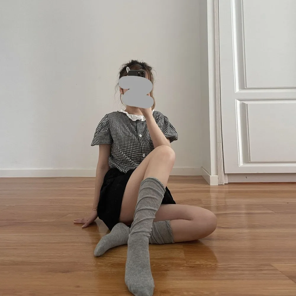 New Thin Long Socks Loose Pure Cotton Over Knee Socks Solid Color Summer Leggings Ballet Hosiery
New Thin Long Socks Loose Pure Cotton Over Knee Socks Solid Color Summer Leggings Ballet Hosiery