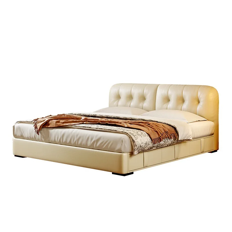 Winter Bear French Floating Cloud Leather Bed Modern Simple Multifunctional with Drawer 
Winter Bear French Floating Cloud Leather Bed Modern Simple Multifunctional with Drawer