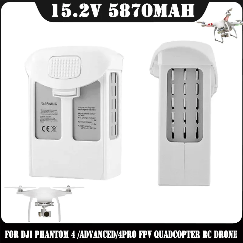 New Edition Battery Compatible Phantom 4 15.2V 5870mAh For Drone Phantom 4 Pro V2.0 RTK lithium battery
New Edition Battery Compatible Phantom 4 15.2V 5870mAh For Drone Phantom 4 Pro V2.0 RTK lithium battery