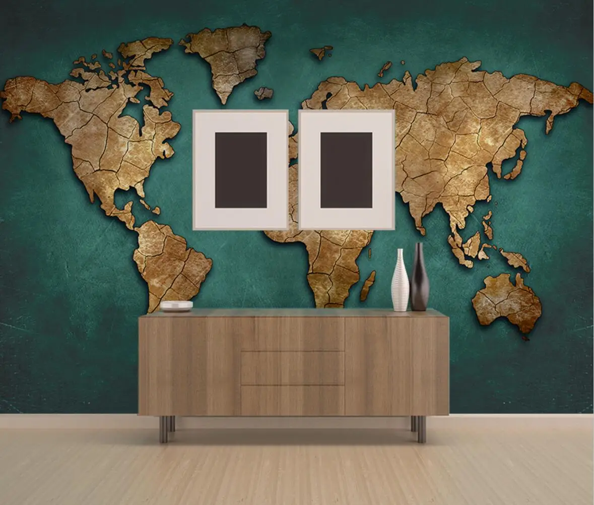 beibehang Custom 3d wallpaper for living room mural Vintage World Map TV background wall papel de parede wall paper home decor
beibehang Custom 3d wallpaper for living room mural Vintage World Map TV background wall papel de parede wall paper home decor