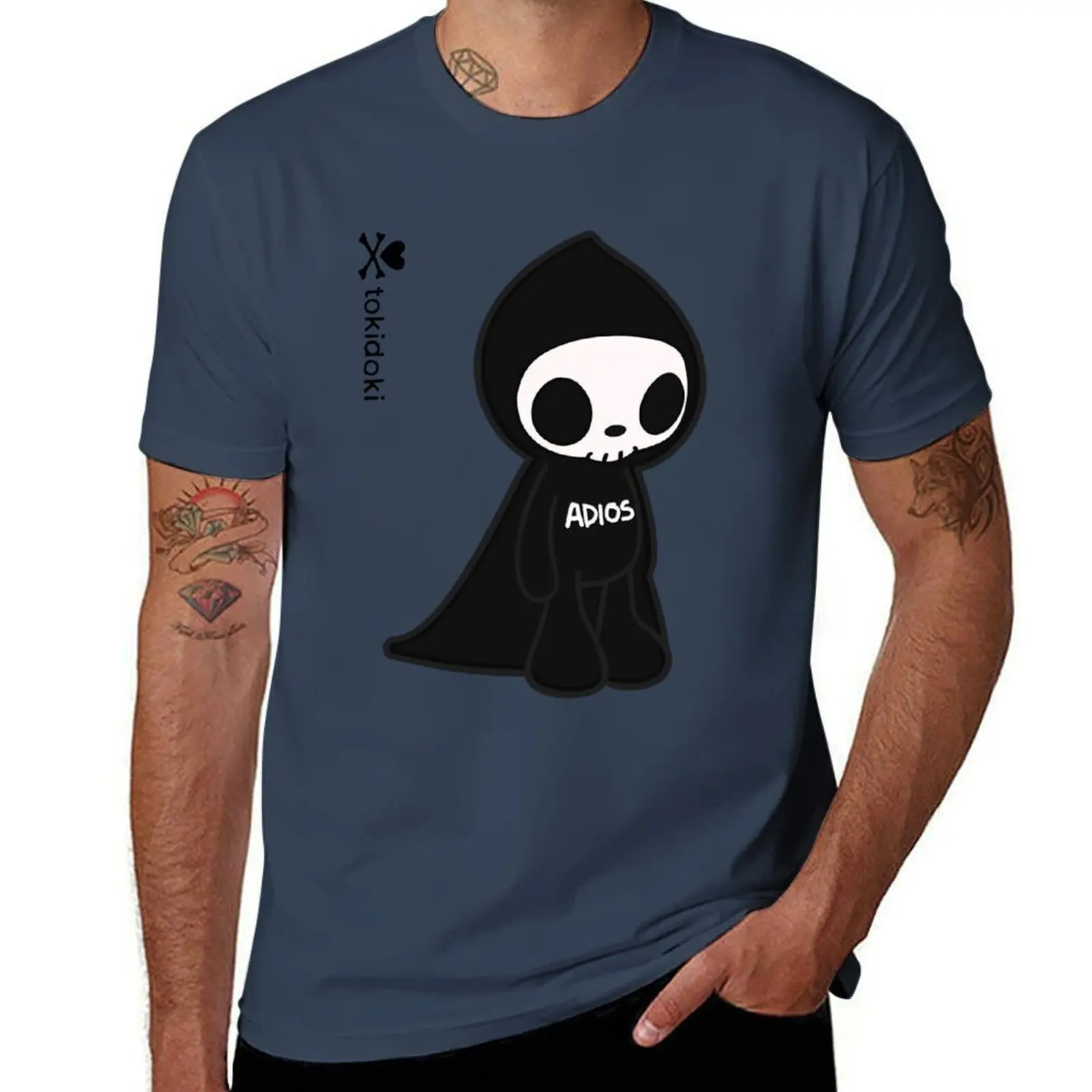 ADIOS - TOKIDOKI T-Shirt Big and Tall Basic Tee Shirt
ADIOS - TOKIDOKI T-Shirt Big and Tall Basic Tee Shirt