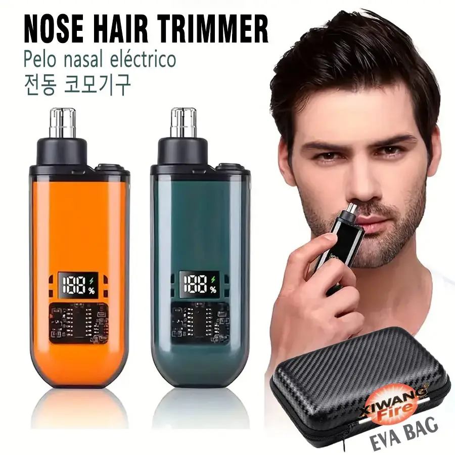 Rechargeable Nose Hair Trimmer and Facial Hair Remover for Men Nose Hair Shaver for Nasal Clearance - Portable Grooming Tools
Rechargeable Nose Hair Trimmer and Facial Hair Remover for Men Nose Hair Shaver for Nasal Clearance - Portable Grooming Tools