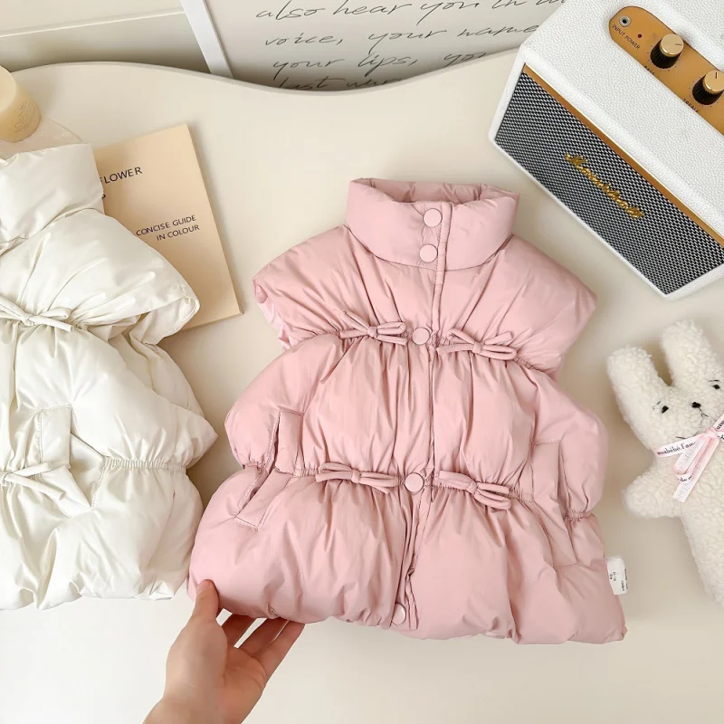 01-Girls' Vest2025Winter New Fashionable Girl's Thickened Cotton Vest Jacket Children's Warm Top
01-Girls' Vest2025Winter New Fashionable Girl's Thickened Cotton Vest Jacket Children's Warm Top