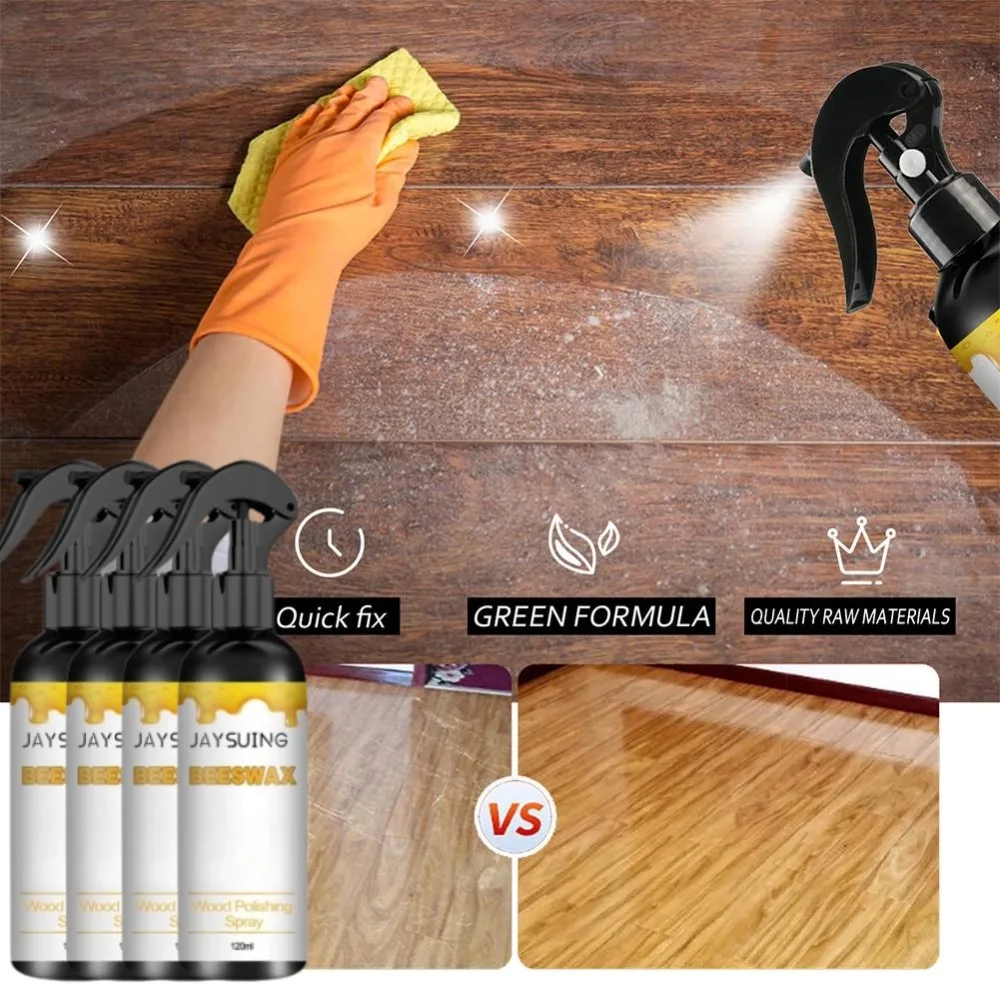 120ml Beeswax Polish Spray for Wood Floor Stain Scratches Repair Cleaning Furniture Cabinets Polishing Brighten Care Wax
120ml Beeswax Polish Spray for Wood Floor Stain Scratches Repair Cleaning Furniture Cabinets Polishing Brighten Care Wax