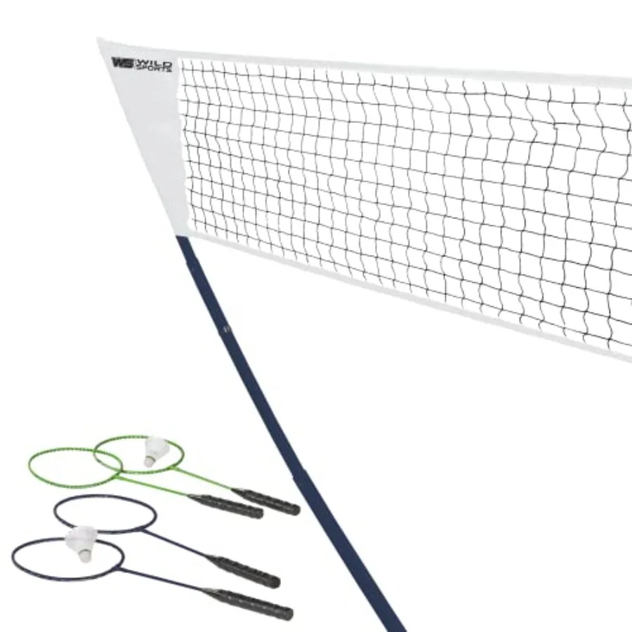 Easy Setup Badminton - Step Up White for outdoor courts durable PVC material crisp white color quick assembly in under 60 secon
Easy Setup Badminton - Step Up White for outdoor courts durable PVC material crisp white color quick assembly in under 60 secon
