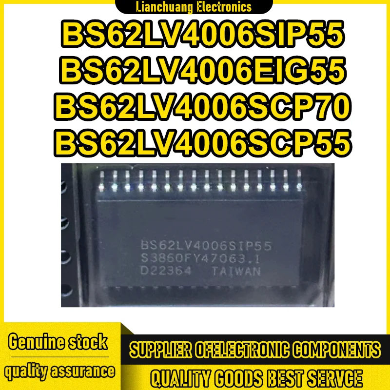 5 шт. BS62LV4006SIP55 BS62LV4006SCP70 BS62LV4006EIG55 BS62LV4006SCP55 микросхемы в наличии
5 шт. BS62LV4006SIP55 BS62LV4006SCP70 BS62LV4006EIG55 BS62LV4006SCP55 микросхемы в наличии