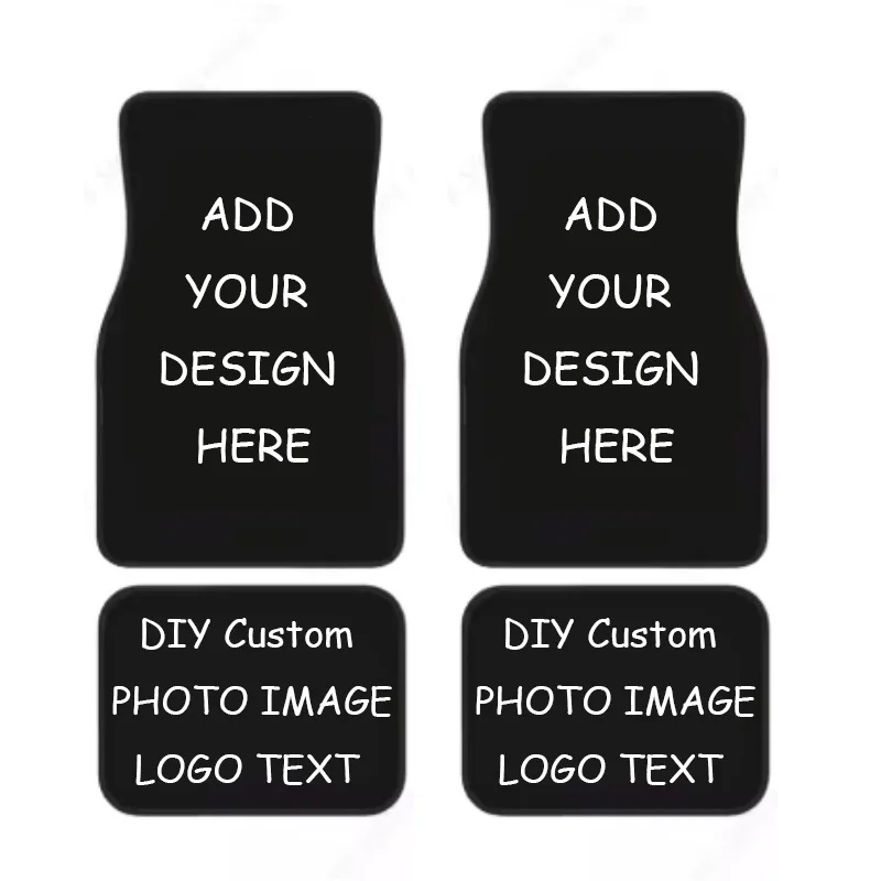 Customizable Car Floor Mats 4pcs Can Add Your Own Name Picture Text Anti-fouling Front Rear Protector Rugs Set Personalized Gift
Customizable Car Floor Mats 4pcs Can Add Your Own Name Picture Text Anti-fouling Front Rear Protector Rugs Set Personalized Gift