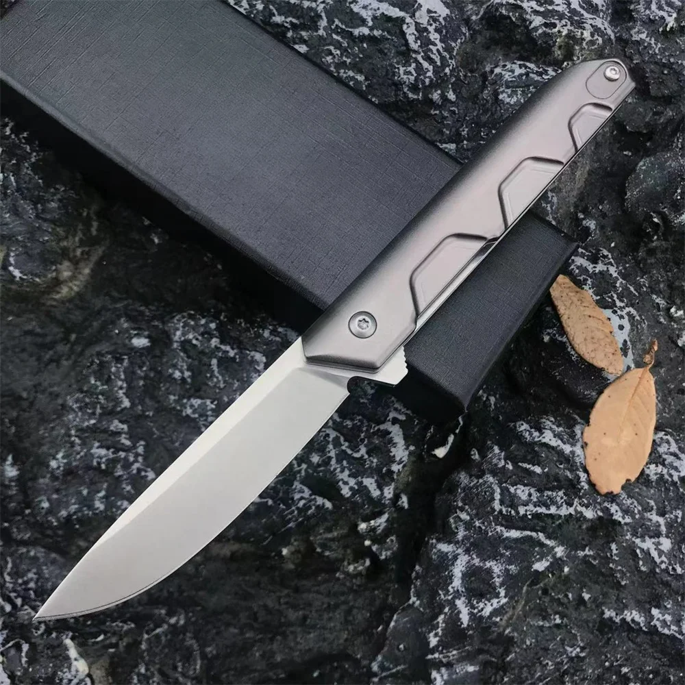 FERRUM Folding Knife Multi-fuctional Hunting D2 Blade T6 Aluminum Handle Pocket Knife Hiking Outdoor Cutting Camping Tool Knife
FERRUM Folding Knife Multi-fuctional Hunting D2 Blade T6 Aluminum Handle Pocket Knife Hiking Outdoor Cutting Camping Tool Knife