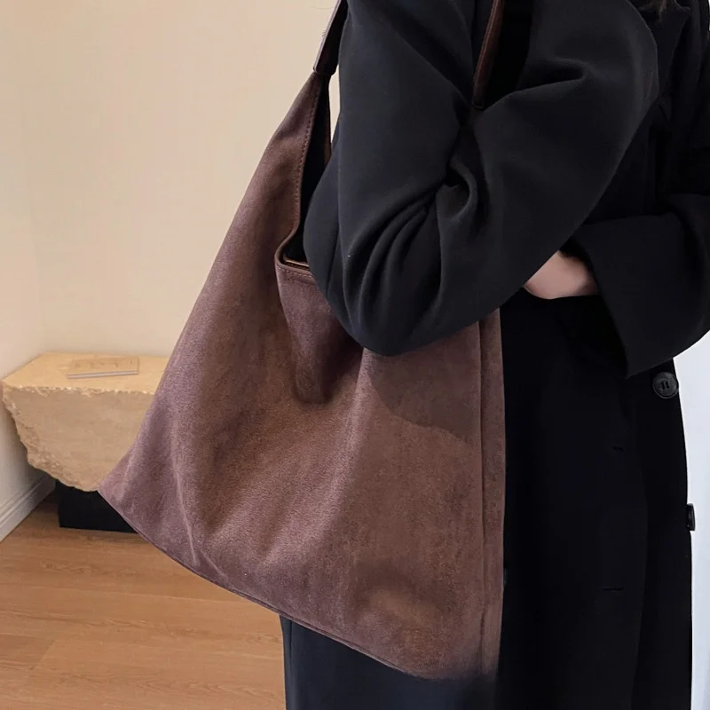 Autumn Winter Lazy Sle Women's Tote Bag Commuter Suede Single oulder Bag Large Capaci Work Bag Faion Accory
Autumn Winter Lazy Sle Women's Tote Bag Commuter Suede Single oulder Bag Large Capaci Work Bag Faion Accory