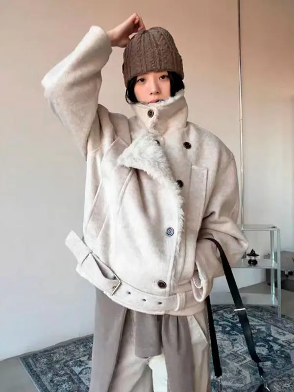 American Sle ort Thiened Winter Cotton Jaet Men's Warm Fce Lined Double Breasted Fur Collar Cotton Coat Cleanfit
American Sle ort Thiened Winter Cotton Jaet Men's Warm Fce Lined Double Breasted Fur Collar Cotton Coat Cleanfit