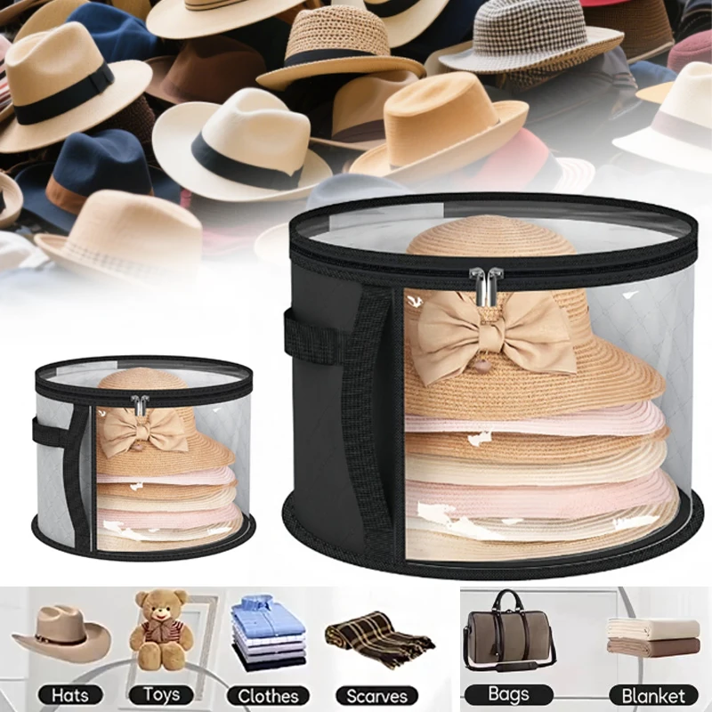 Collapsible Hat Storage Box Box Circular Collapsible Organizer for Closet Travel Home Decor Non Woven Fabric Durable Design
Collapsible Hat Storage Box Box Circular Collapsible Organizer for Closet Travel Home Decor Non Woven Fabric Durable Design
