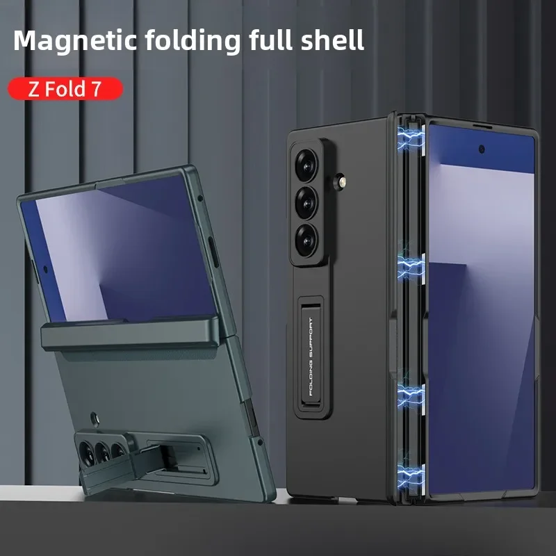 GKK Magnetic Hinge Case For Samsung Galaxy Z Fold 7 Fold 6 5 4 3 Tempered Glass Bracket Matte Plastic Cover For Galaxy Z Fold 2
GKK Magnetic Hinge Case For Samsung Galaxy Z Fold 7 Fold 6 5 4 3 Tempered Glass Bracket Matte Plastic Cover For Galaxy Z Fold 2