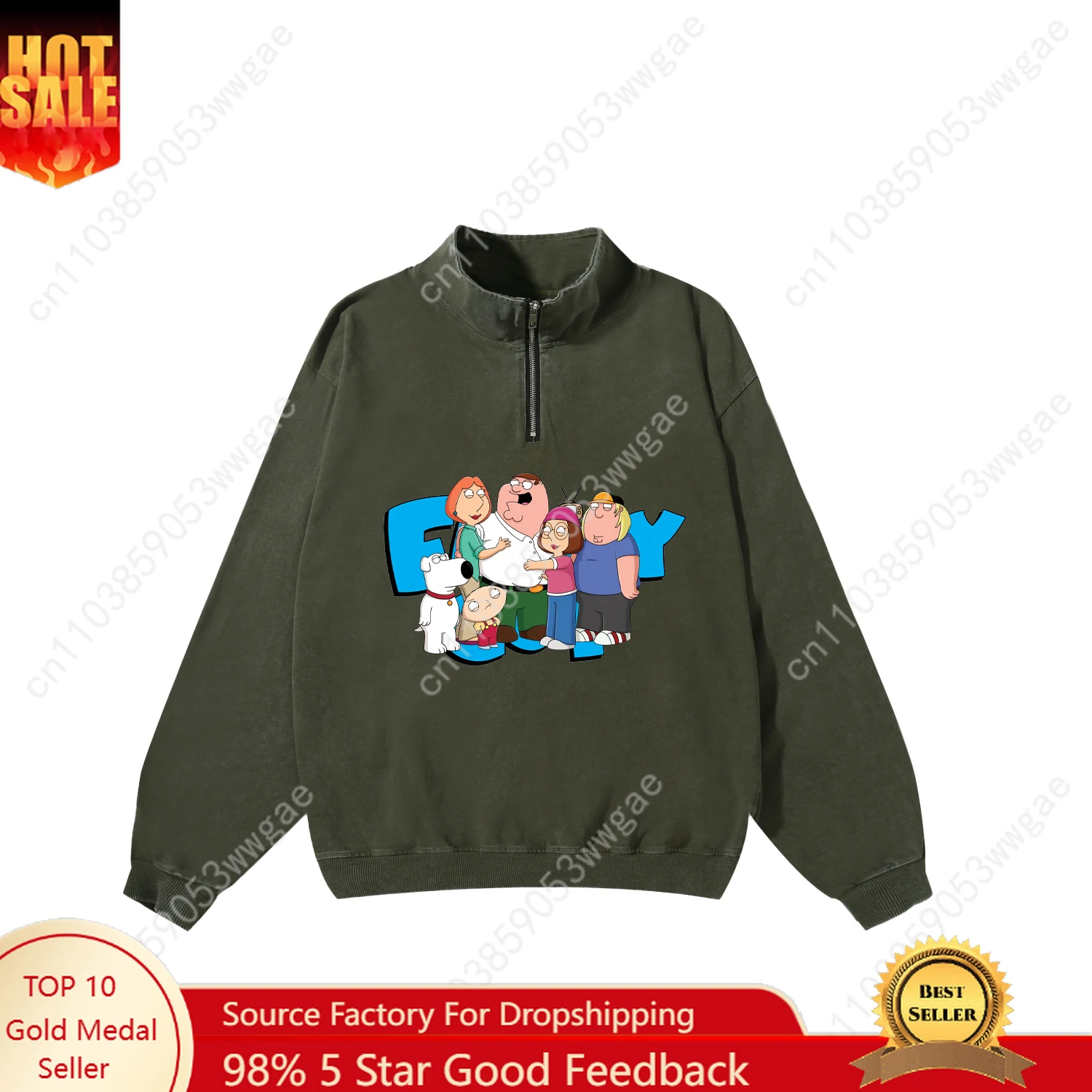 Family Guy Retro Sweatshirt Man Woman Teenager Vintage Pullover Half Zipper Sweatshirt Anime Customized Top Long Sleeved Tshirt
Family Guy Retro Sweatshirt Man Woman Teenager Vintage Pullover Half Zipper Sweatshirt Anime Customized Top Long Sleeved Tshirt