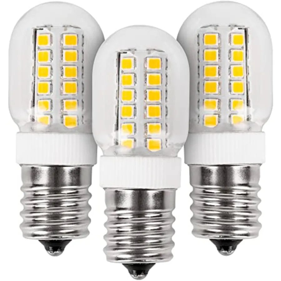 3W E17 Base Microwave Bulb 8206232A Dimmable LED Light Bulb, 3000K Warm White, Equal to 40W, 75V-130V, 240 lumens for Refrigera
3W E17 Base Microwave Bulb 8206232A Dimmable LED Light Bulb, 3000K Warm White, Equal to 40W, 75V-130V, 240 lumens for Refrigera