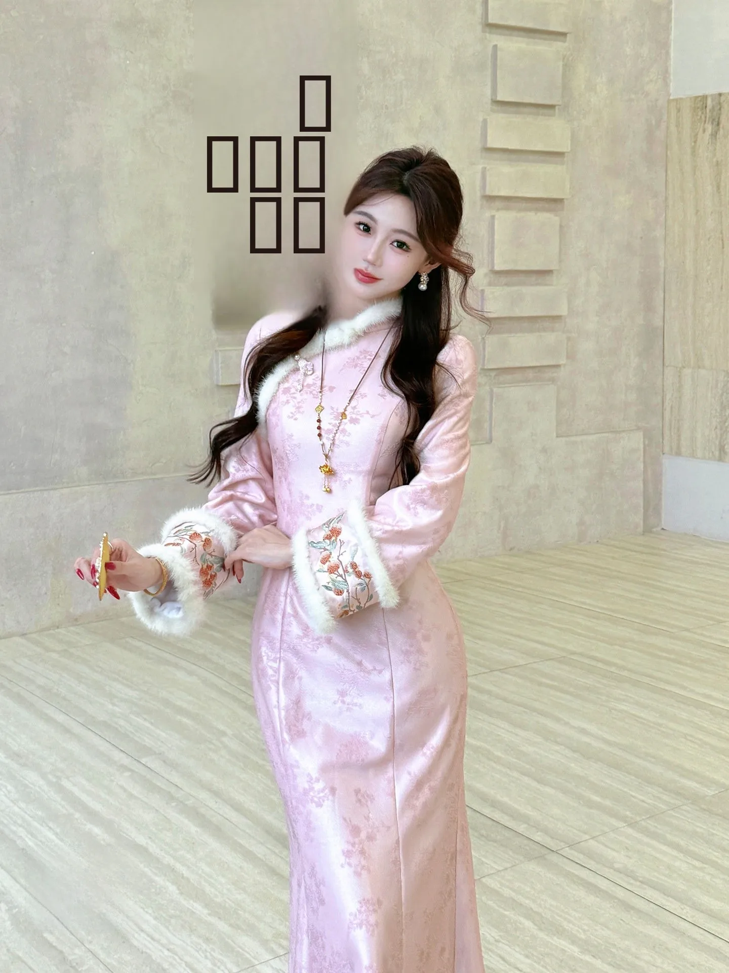 Lingi Zhihe New Chinese Sle Embroidered Thiened Flag Dr Women's Autumn Winter Long Sve Bodycon Dr Stand Collar
Lingi Zhihe New Chinese Sle Embroidered Thiened Flag Dr Women's Autumn Winter Long Sve Bodycon Dr Stand Collar