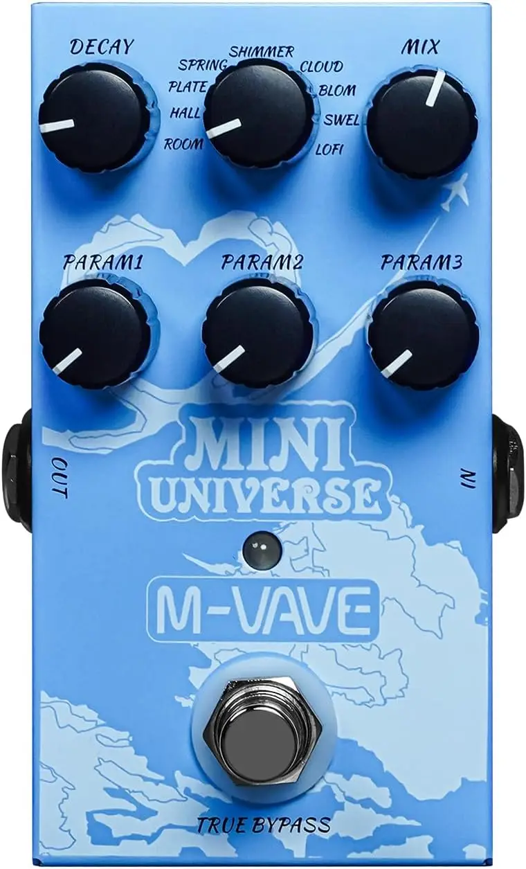 Гитарная педаль Reverb Innovation Уникальный звук 9, педали эффектов реверберации Вселенная Pure Digital
Гитарная педаль Reverb Innovation Уникальный звук 9, педали эффектов реверберации Вселенная Pure Digital