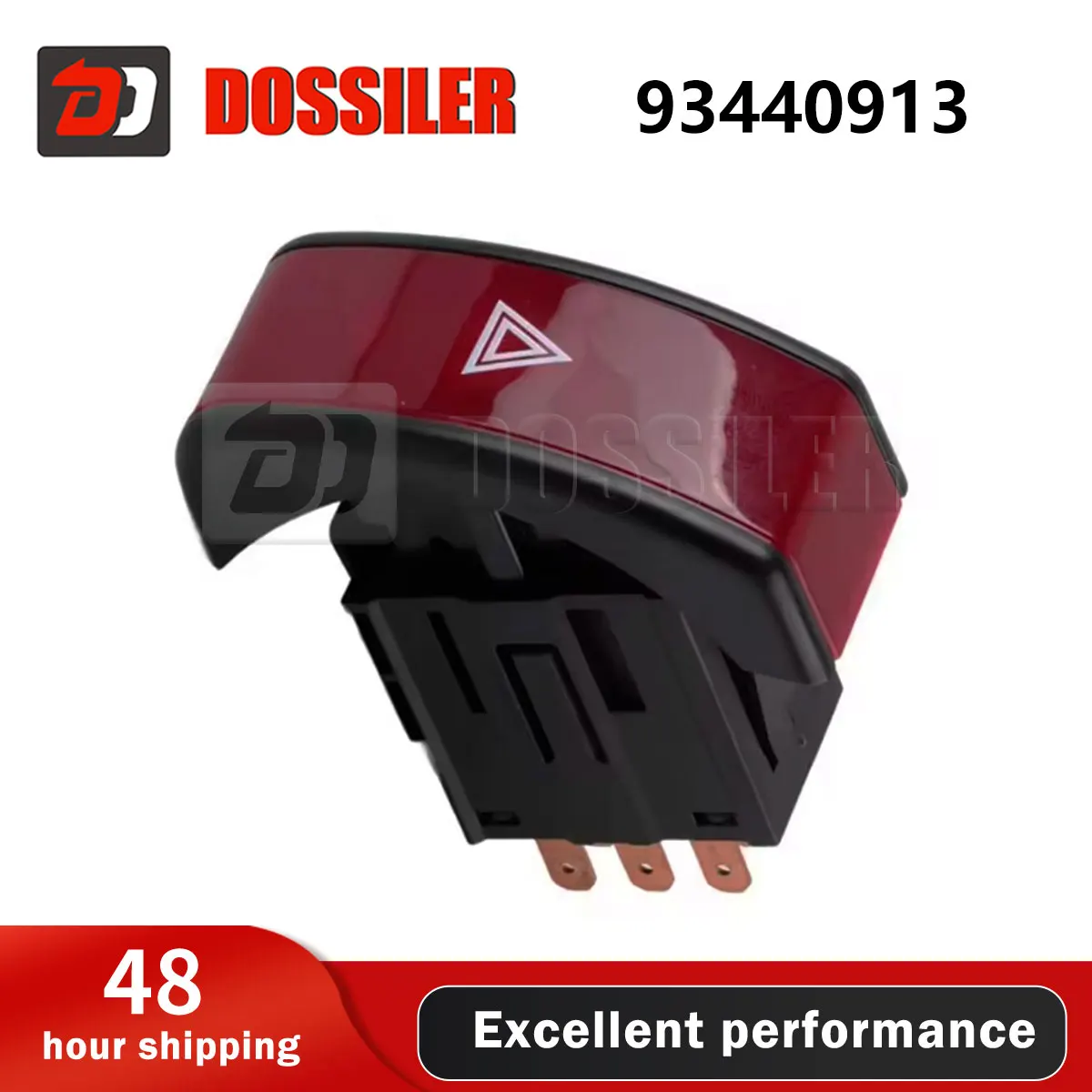 93440913 Dossiler Hazard Switch for Chevrolet and For GMC Vehicles ABS Construction Red Black Finish Matches Original Dimensions
93440913 Dossiler Hazard Switch for Chevrolet and For GMC Vehicles ABS Construction Red Black Finish Matches Original Dimensions
