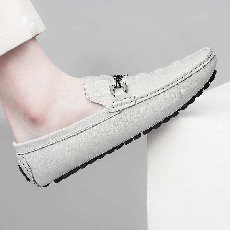 Fashion Trend Man's Shoes Lightweight and Breathable Leather Soft and Comfortable Loafers for Men Men Flats Casual Leather Shoes
Fashion Trend Man's Shoes Lightweight and Breathable Leather Soft and Comfortable Loafers for Men Men Flats Casual Leather Shoes