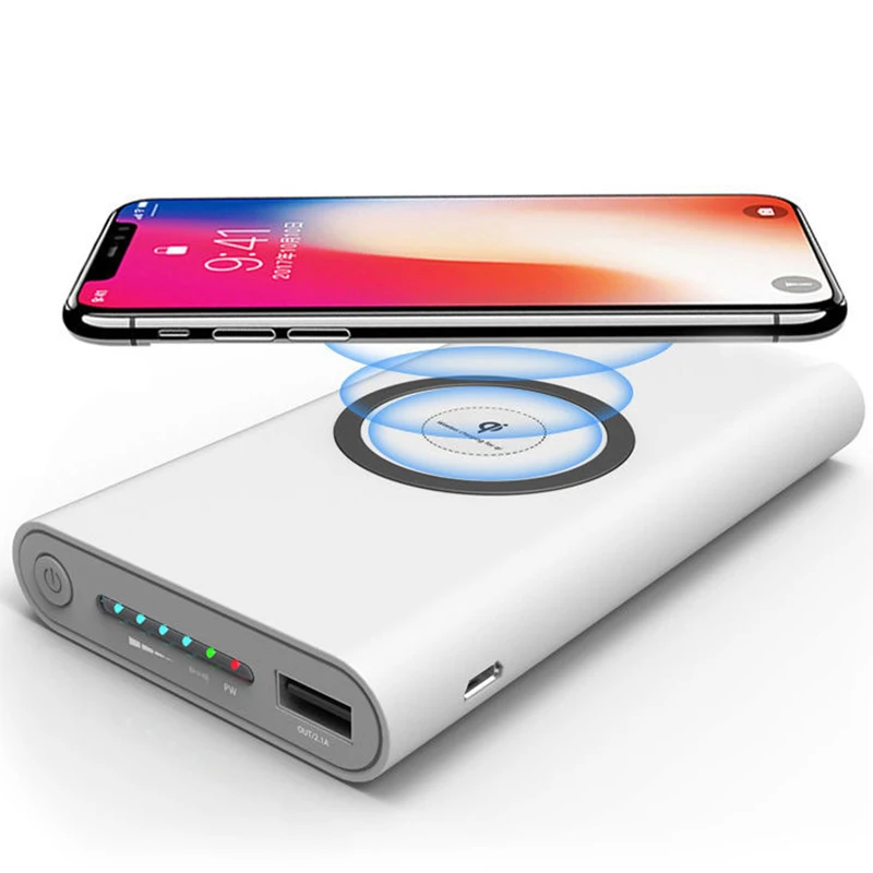 10000mAh Power Bank Large Capacity Power Bank Two-Way Wireless Fast Charging Portable Mobile Phone Accessories
10000mAh Power Bank Large Capacity Power Bank Two-Way Wireless Fast Charging Portable Mobile Phone Accessories