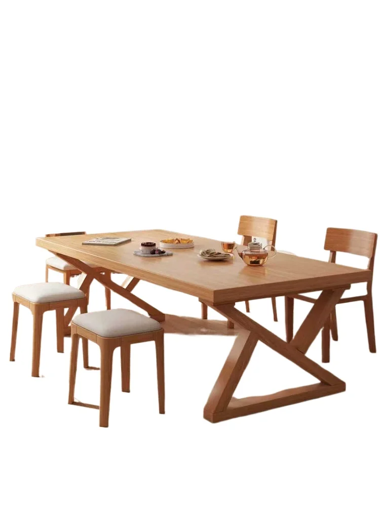 Retro solid wood dining table small apartment home large board desk desk antique Internet celebrity simple dining table
Retro solid wood dining table small apartment home large board desk desk antique Internet celebrity simple dining table