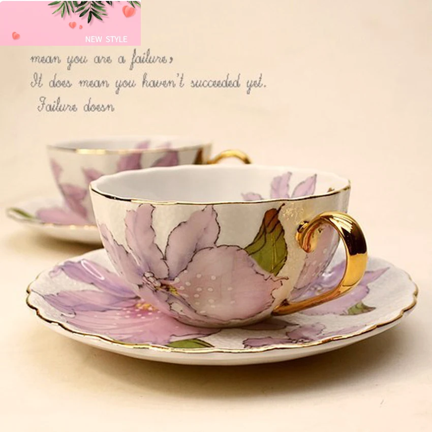 British Pastoral Bone China Tea Cup, Saucer Pot Set, Romantic Ceramic Coffee Cup, Porcelain Teacup, Home Decoration Accessories
British Pastoral Bone China Tea Cup, Saucer Pot Set, Romantic Ceramic Coffee Cup, Porcelain Teacup, Home Decoration Accessories