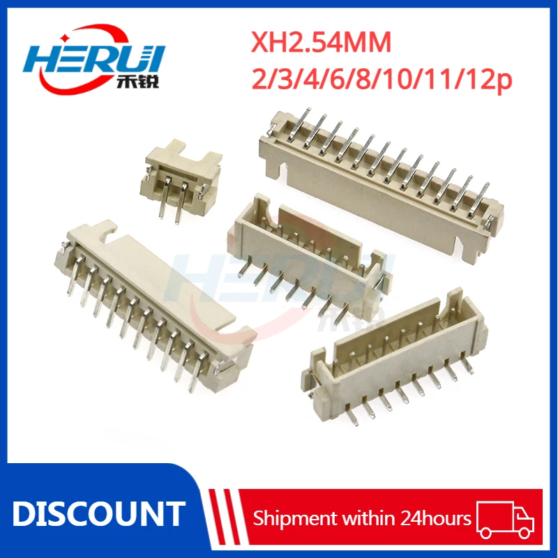 XH2.54 Vertical connector Vertical patch Socket resistant to high temperature 2.54MM 2/3/4/6/8/10/11/12p
XH2.54 Vertical connector Vertical patch Socket resistant to high temperature 2.54MM 2/3/4/6/8/10/11/12p