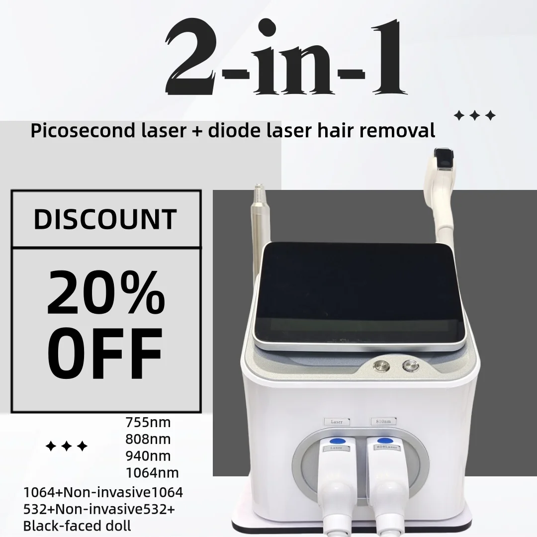 Light Speed 2 in 1 Diode Laser Nd YAG Hair Removal Machine Tattoo Removal Carbon Peel Facial Professional Beauty Salon Equipment
Light Speed 2 in 1 Diode Laser Nd YAG Hair Removal Machine Tattoo Removal Carbon Peel Facial Professional Beauty Salon Equipment
